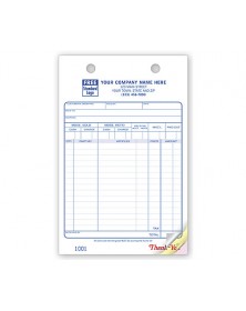 Large Auto Parts Register Order Forms 